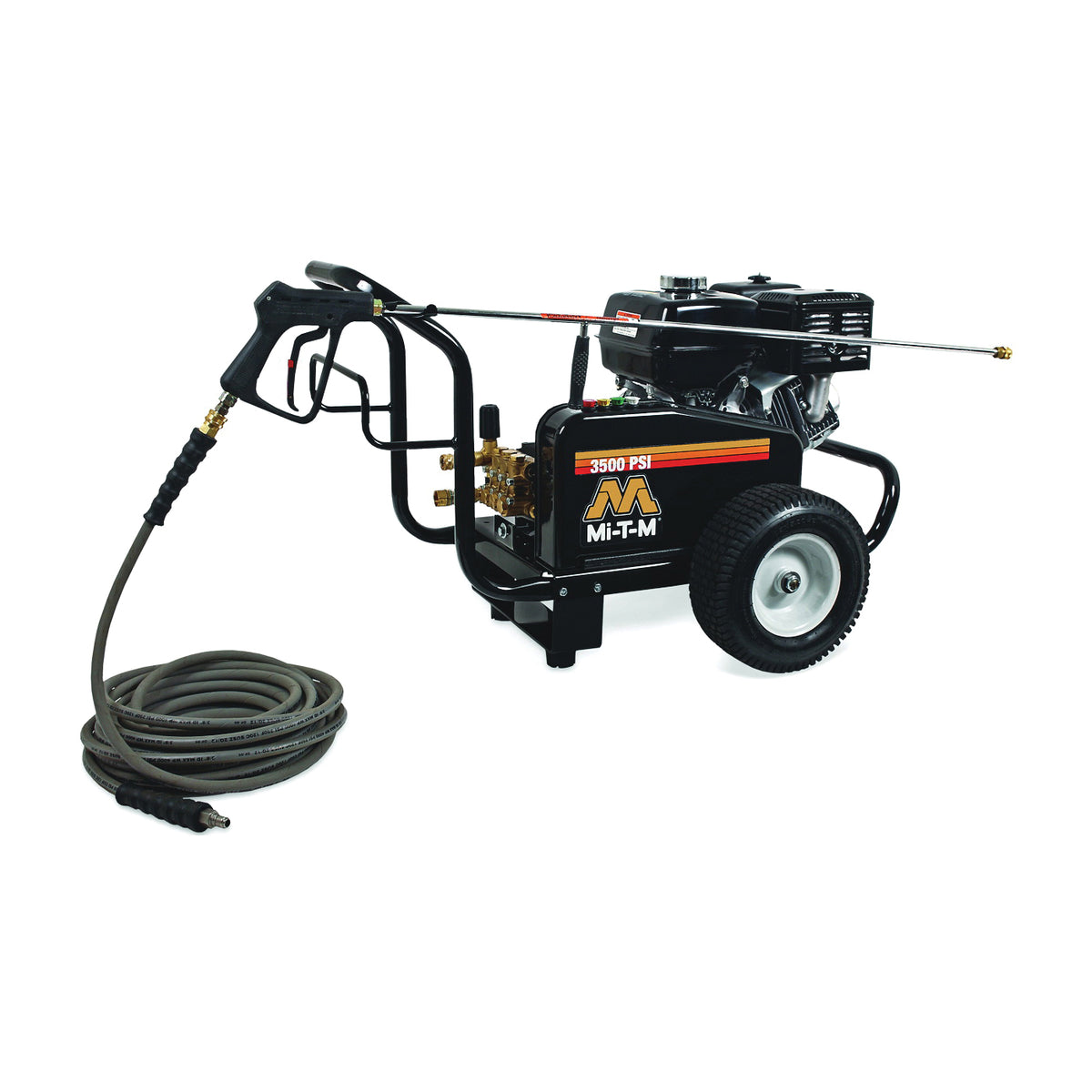 Mi-T-M JCW JCW-3504-2MHB Pressure Washer, Gasoline, Honda GX390 OHV Engine, 389 cc Engine Displacement, AR Pump
