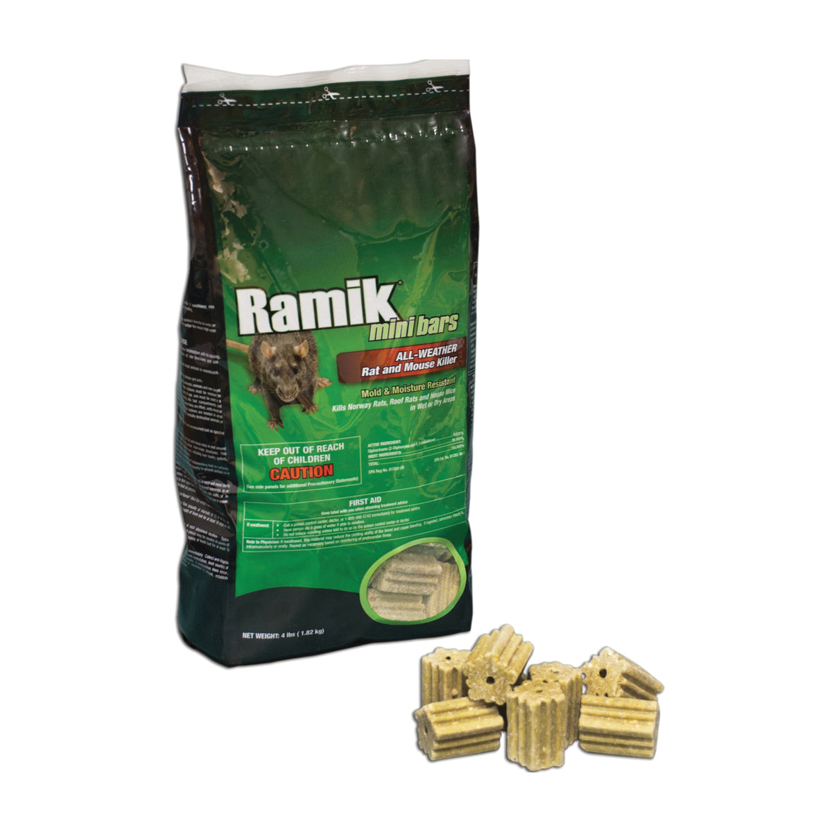 NEOGEN Ramik 116331 Mouse Killer, Solid, 1 oz Pouch