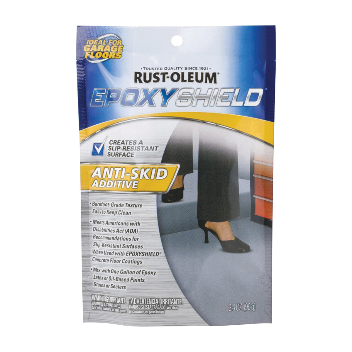 RUST-OLEUM 279847 Anti-Skid Additive, Solid, Solvent-Like, 3.4 oz, Pouch