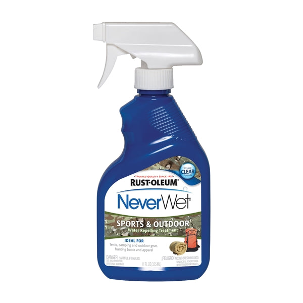 RUST-OLEUM NeverWet 283829 Water Repelling Treatment, Liquid, Clear, 11 oz, Spray Bottle