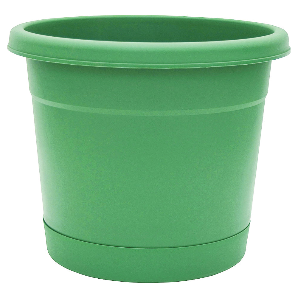 Southern Patio RR0624FE Rolled Rim Planter, 6-1/2 in W, 6-1/2 in D, Round, Plastic, Fern