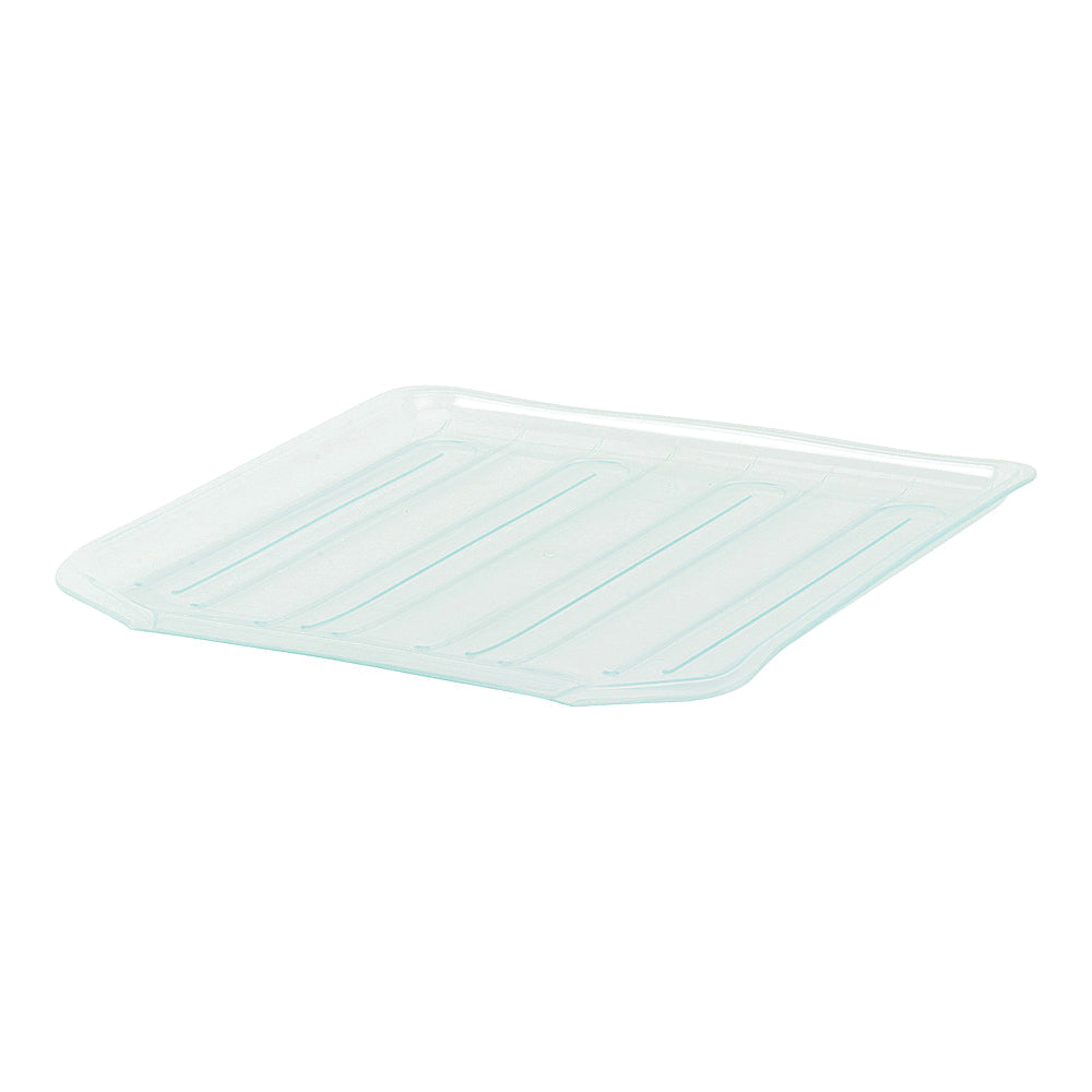 Rubbermaid 1180MACLR Drain Board, 15.38 in L, 14.38 in W, 1.3 in H, Plastic, Clear