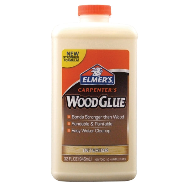 Elmers Carpenter&#39;s E7040 Wood Glue, Yellow, 1 qt Bottle