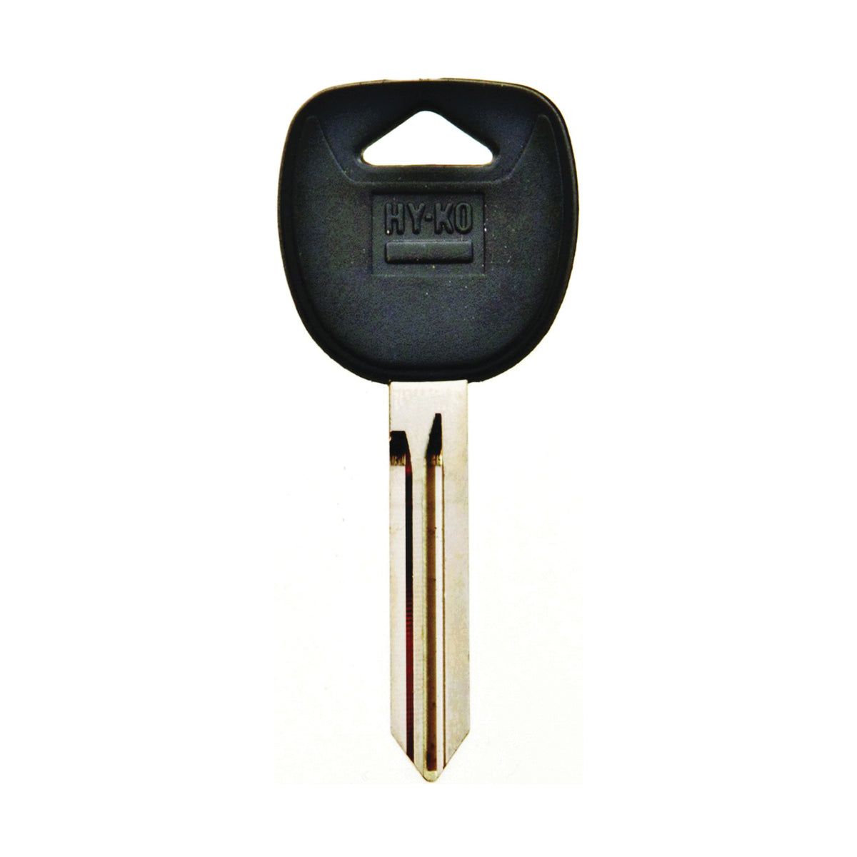 HY-KO 12005B106 Automotive Key Blank, Brass/Plastic, Nickel, For: General Motor Vehicle Locks