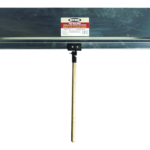 HYDE ProShield 28040 Spray Shield, 48 x 9 in Blade, Hardwood Handle, ACME Threaded Handle