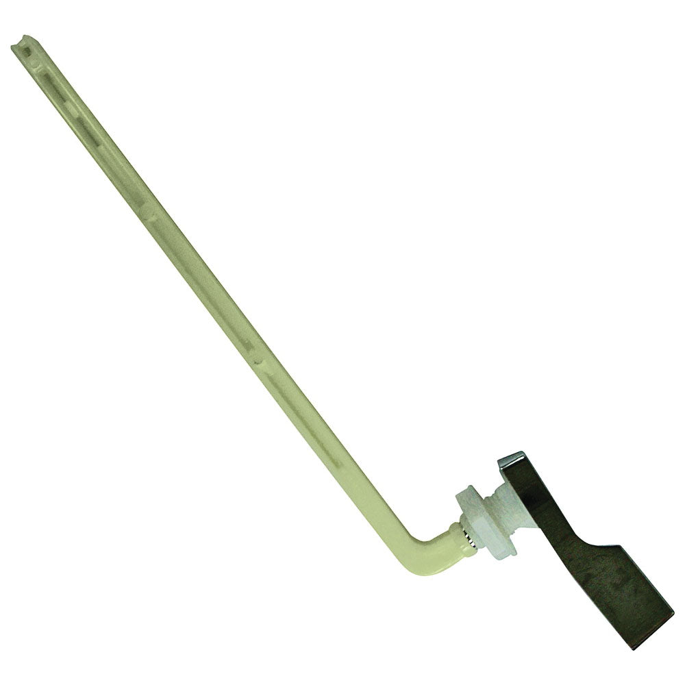 Worldwide Sourcing PMB-205-3L Toilet Flush Lever, Front Mounting, 9 in L Flush Arm, Plastic, Chrome