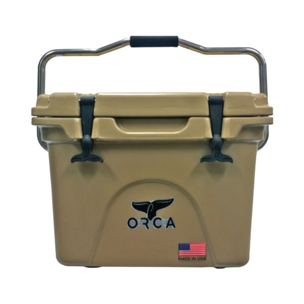 ORCA ORCT020 Cooler, 20 qt Cooler, Tan, Up to 10 days Ice Retention