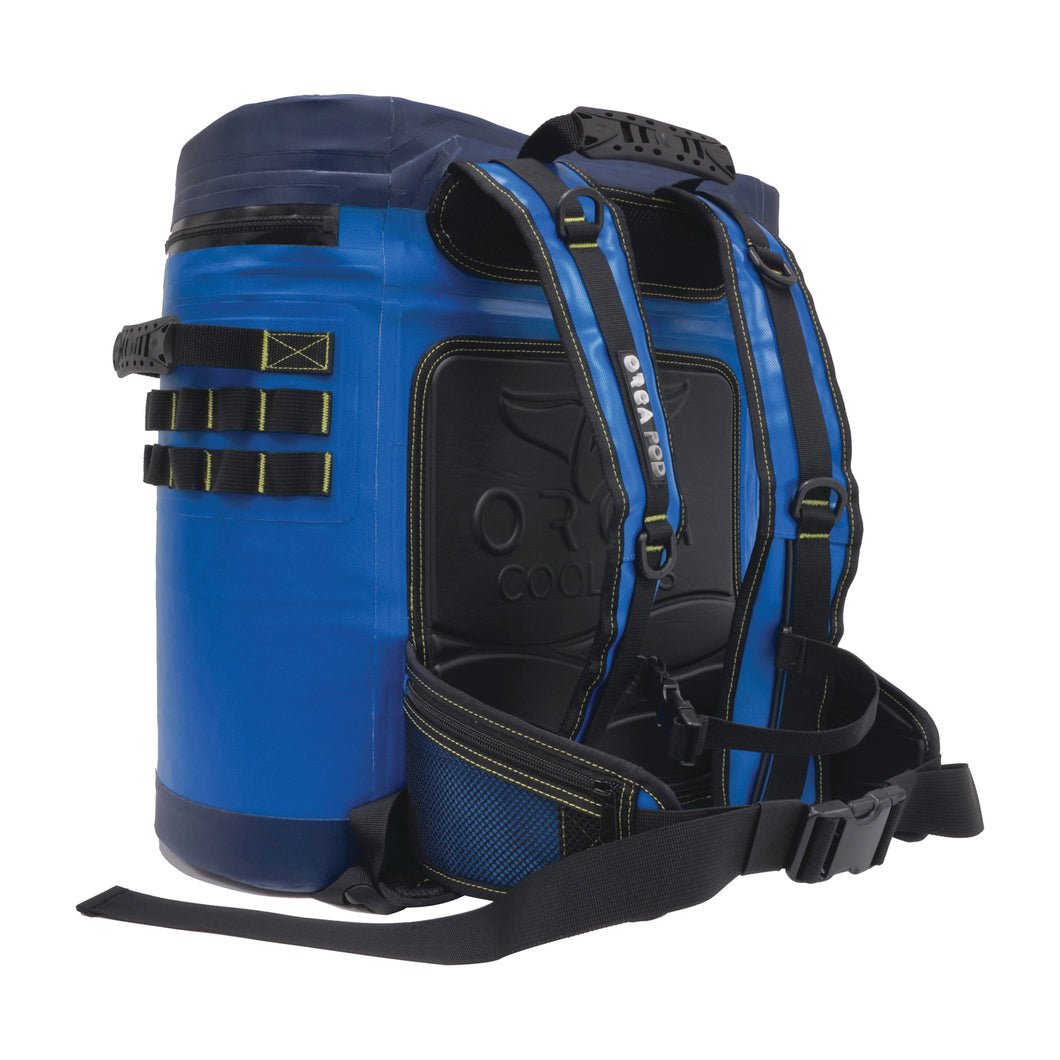ORCA ORCPODBL Pod Cooler Backpack, 1.73 gal Cooler, Blue