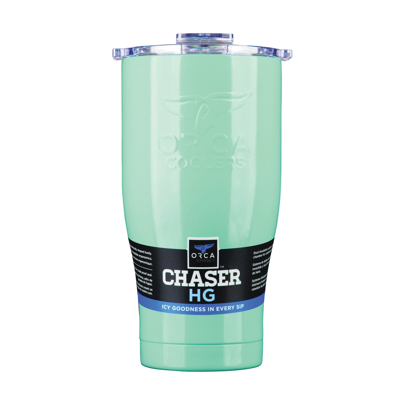 ORCA Chaser Series ORCCHA27SF/CL Tumbler, 27 oz Capacity, Stainless Steel, Seafoam