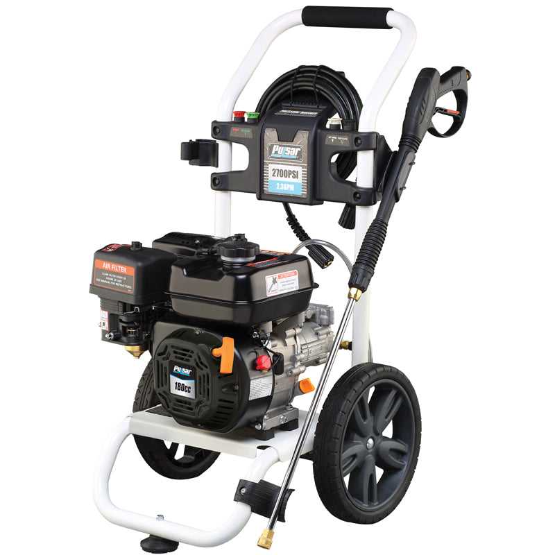 PULSAR PWPG2700H19 Pressure Washer, Gasoline, 5 hp, OHV Engine, 180 cc Engine Displacement, 3 Piston Axial Cam Pump