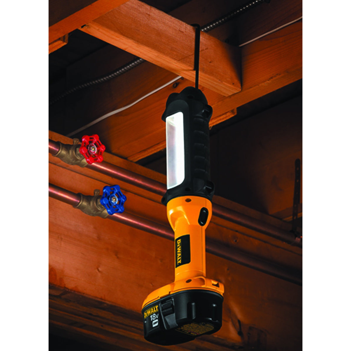 DeWALT DC527 Area Light, 18 V, 13 W, Fluorescent Lamp