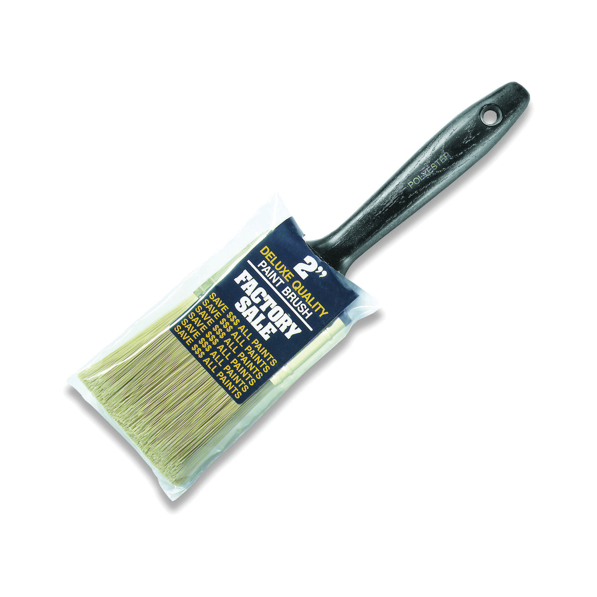 WOOSTER P3972-2 Paint Brush, 2 in W, 2-7/16 in L Bristle, Polyester Bristle