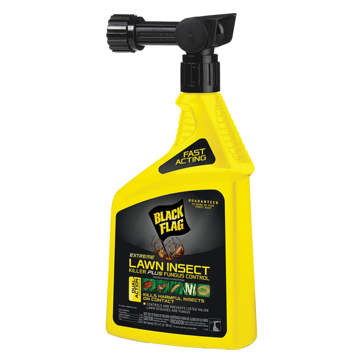 Black Flag HG-11111 Insect Killer, Liquid, Lawn, 32 oz