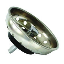 Load image into Gallery viewer, Danco 88275 Basket Strainer with Pin, 3-1/4 in Dia, Stainless Steel, Chrome, For: 3-1/4 in Drain Opening Sink
