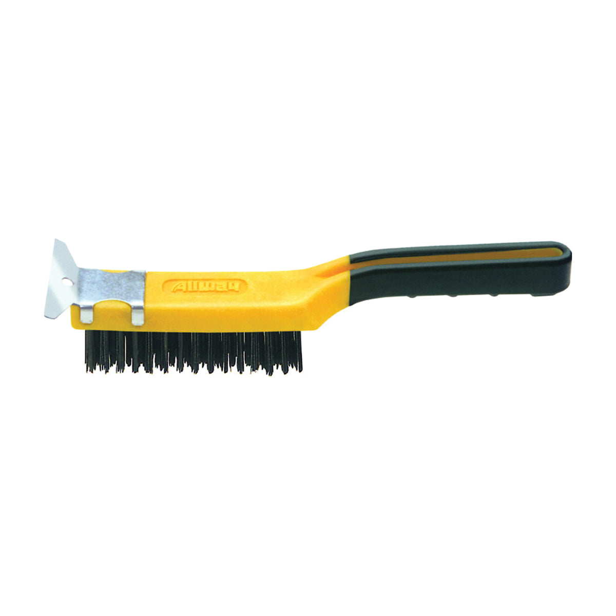 ALLWAY TOOLS SB411 Wire Brush, Carbon Steel Bristle, 12 in OAL