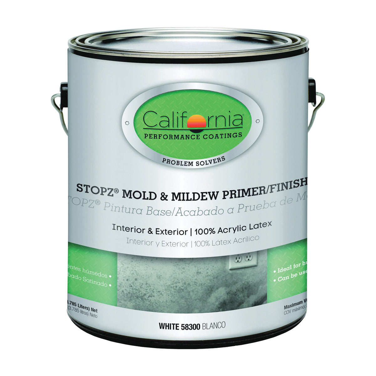 FixALL F58300-1 Primer, White, 1 gal