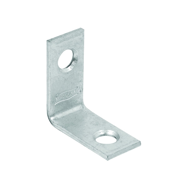 National Hardware 115BC Series N266-270 Corner Brace, 1 in L, 1/2 in W, 1.07 in H, Steel, Zinc, 0.07 Thick Material