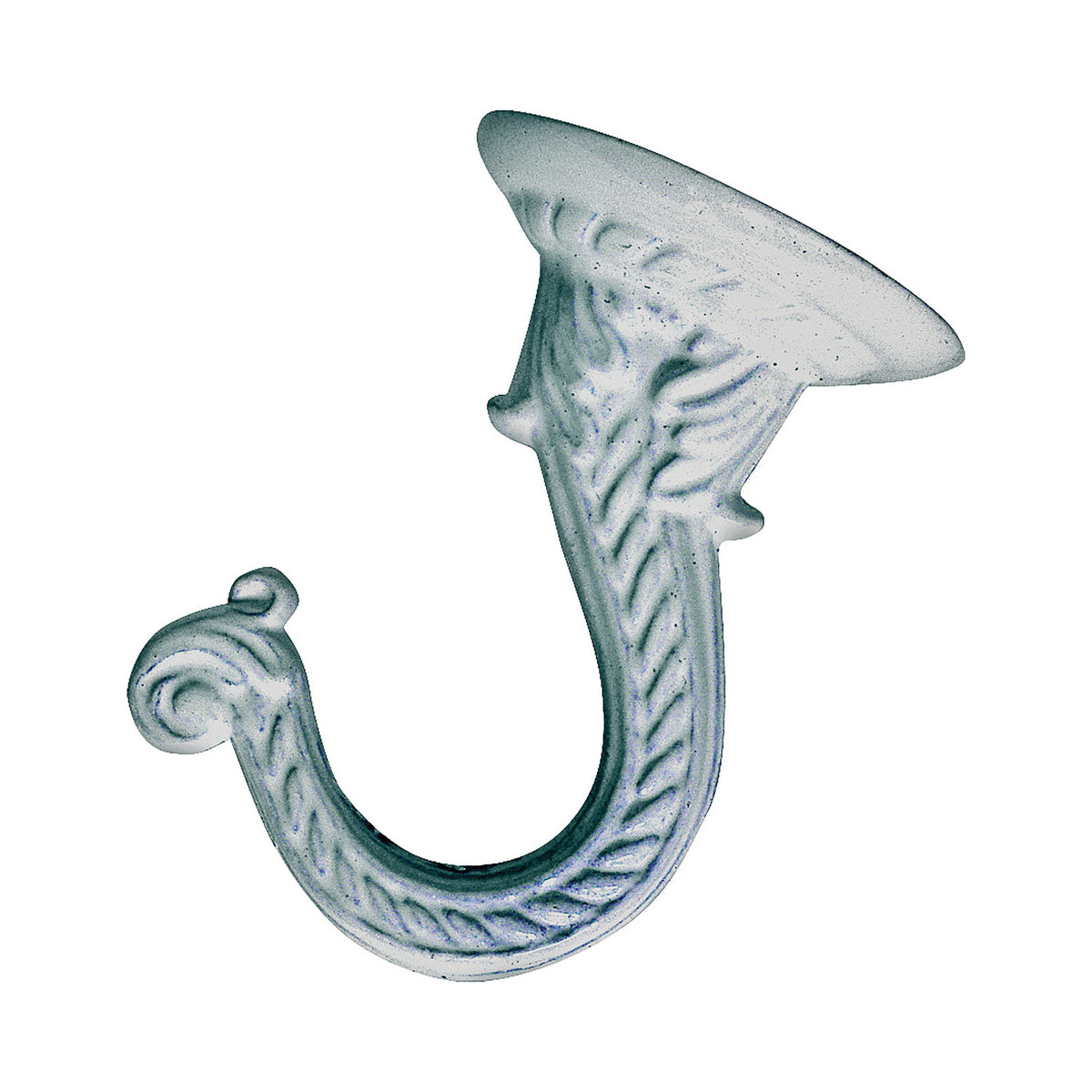 Landscapers Select GB0093L Ceiling Hook, 2-3/16 in H, Zinc, White, Ceiling Mount Mounting