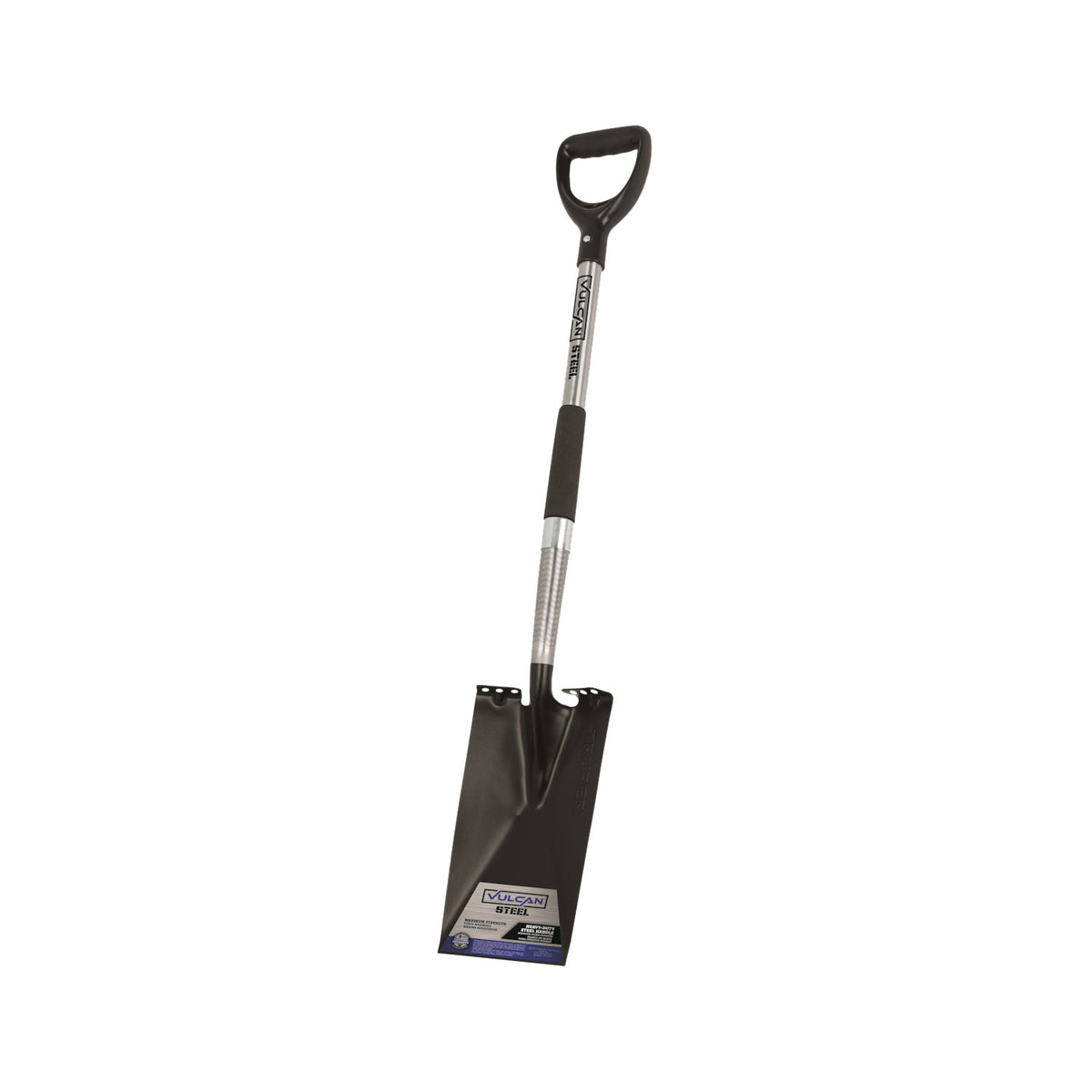 Vulcan 34862 Garden Shovel, Stainless Steel Blade, Steel Handle, D-Shaped Handle, 30 in L Handle