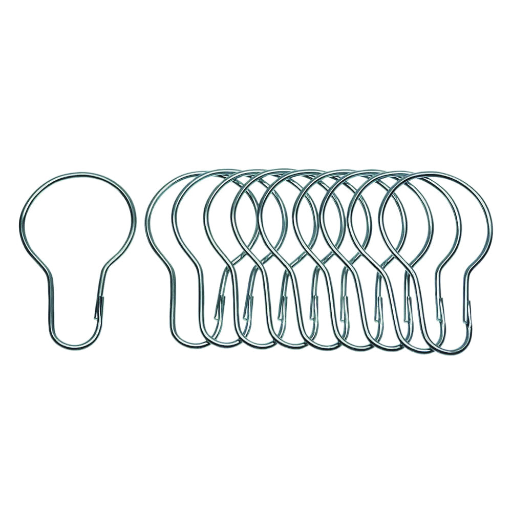 Danco 89046 Shower Curtain Hook, Metal, Chrome