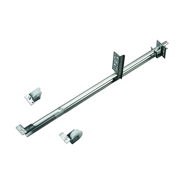Knape &amp; Vogt 1175P ZC 22-5/8 Drawer Slide, 50 lb, Center Undermount Mounting, 22-5/8 in L Rail, 1/2 in W Rail, Steel
