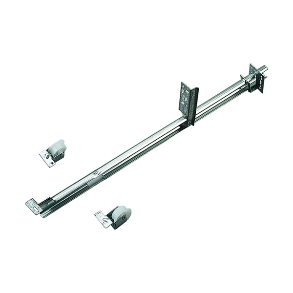 Knape &amp; Vogt 1175P ZC 24 Drawer Slide, 50 lb, Undermount Mounting, 24 in L Rail, 1/2 in W Rail, Steel, Zinc