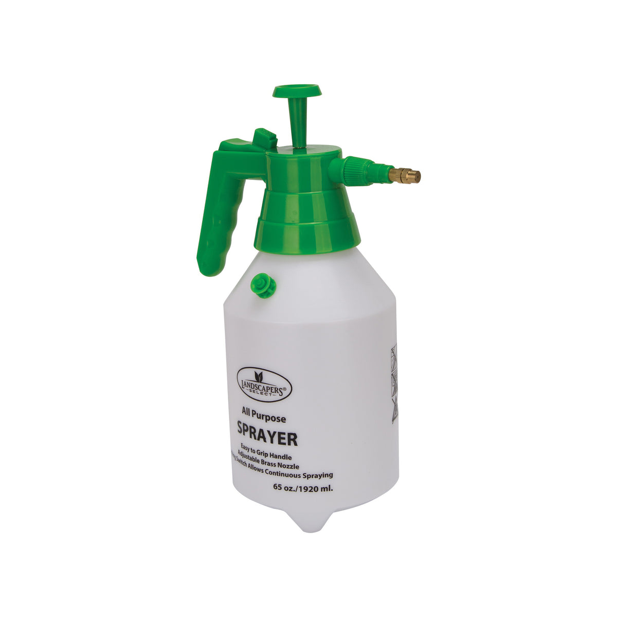 Landscapers Select Pressure Sprayer, Adjustable Nozzle, PE, White, 1.5 qt
