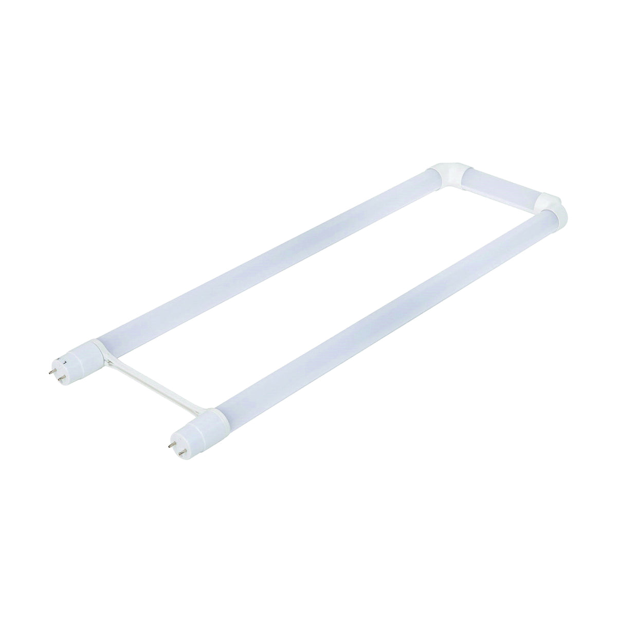 ETI 54293141 LED Tube Light Bulb, Linear, T8 U-Bent Lamp, 15 W Equivalent, G13 Lamp Base, Frosted, Cool White Light
