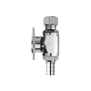 Plumb Pak PP2883LF/PCLF Ball Valve, 1/2 x 3/8 in Connection, PEX x Compression, Brass Body