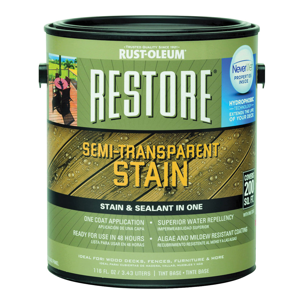 RUST-OLEUM RESTORE 287397 Wood Stain, Liquid, 1 gal