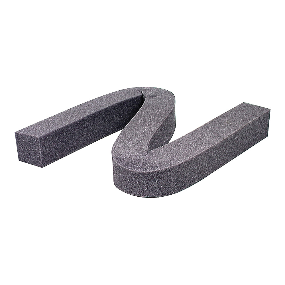 M-D 02535 Weatherstrip, 2-1/4 in W, 2-1/4 in Thick, 42 in L, Foam, Gray