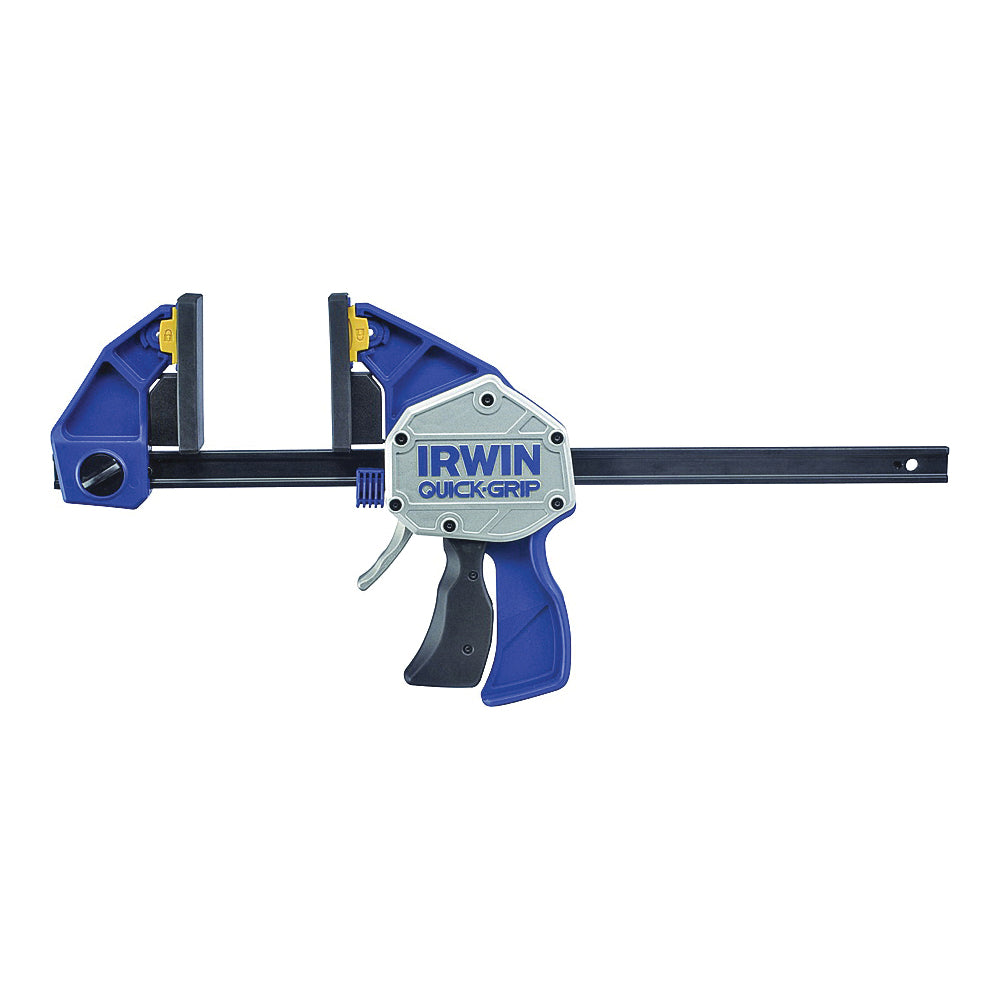IRWIN QUICK-GRIP 1964712/2021412N Bar Clamp/Spreader, 600 lb, 12 in Max Opening Size, 3-5/8 in D Throat