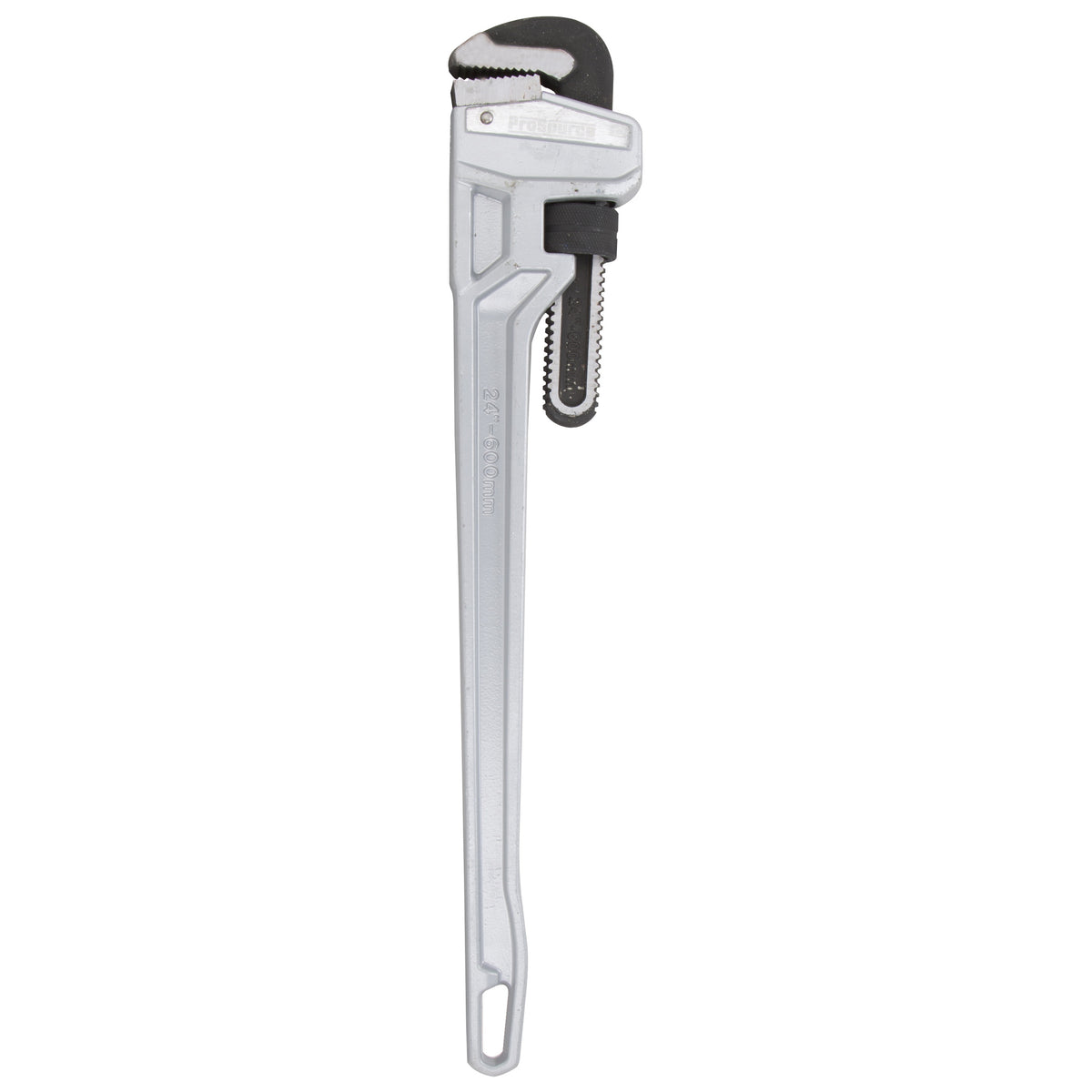 Vulcan JL40142 Pipe Wrench, 63 mm Jaw, 24 in L, Serrated Jaw, Aluminum, Powder Coated, Heavy-Duty Handle