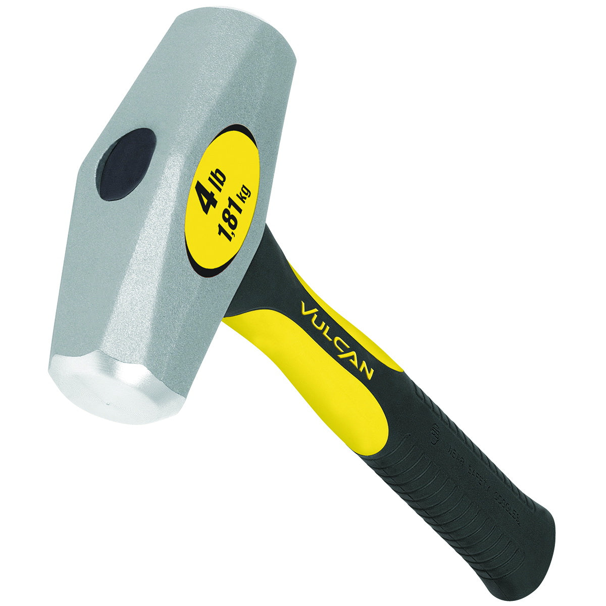 Vulcan 34521 Hammer, 4 lb Head, Drilling, Forged Milled Head, Steel Head