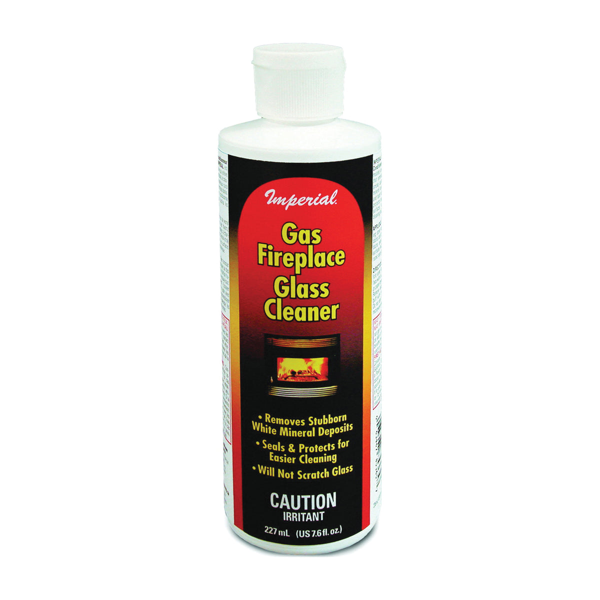 Imperial KK0044 Gas Fireplace Glass Cleaner, Liquid, Beige/Opaque, Viscous Liquid, 7.6 fl-oz Bottle