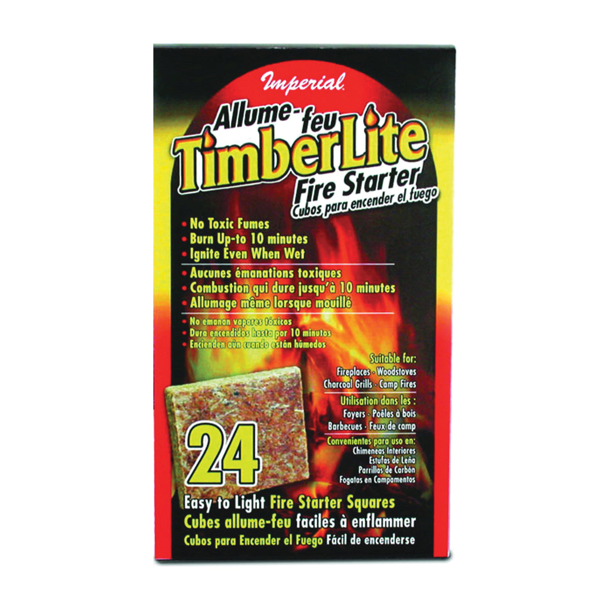 Imperial KK0312 Fire Starter Square Carton