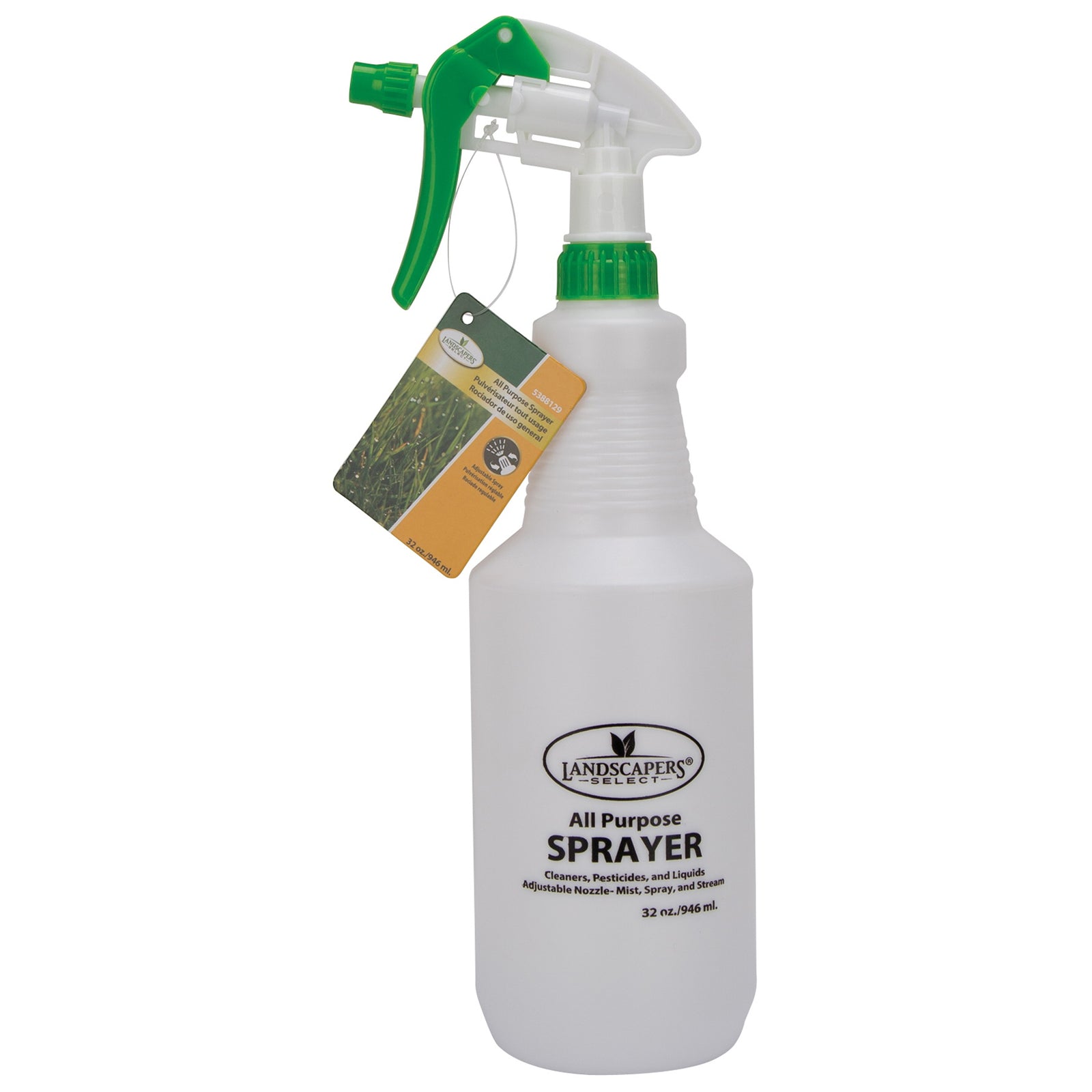 Landscapers Select Spray Bottle, Adjustable Nozzle, 32 oz/1 L