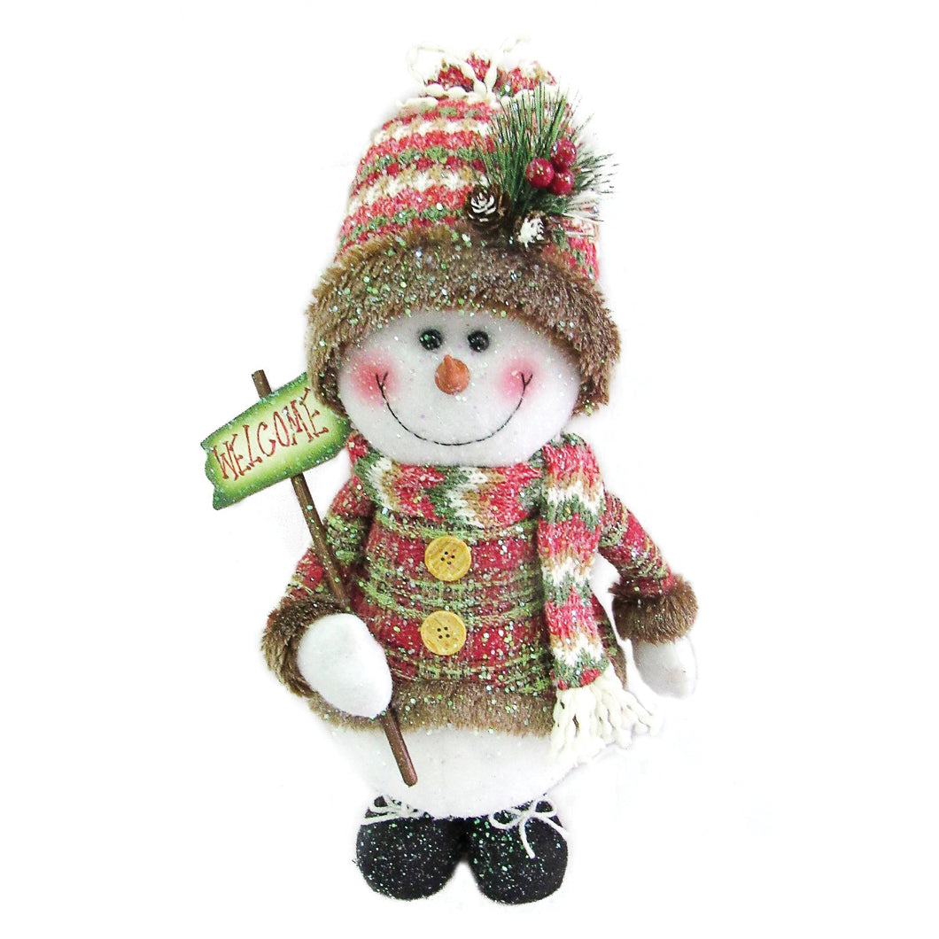 Santas Forest 49401 Snowman Ornament, Assorted