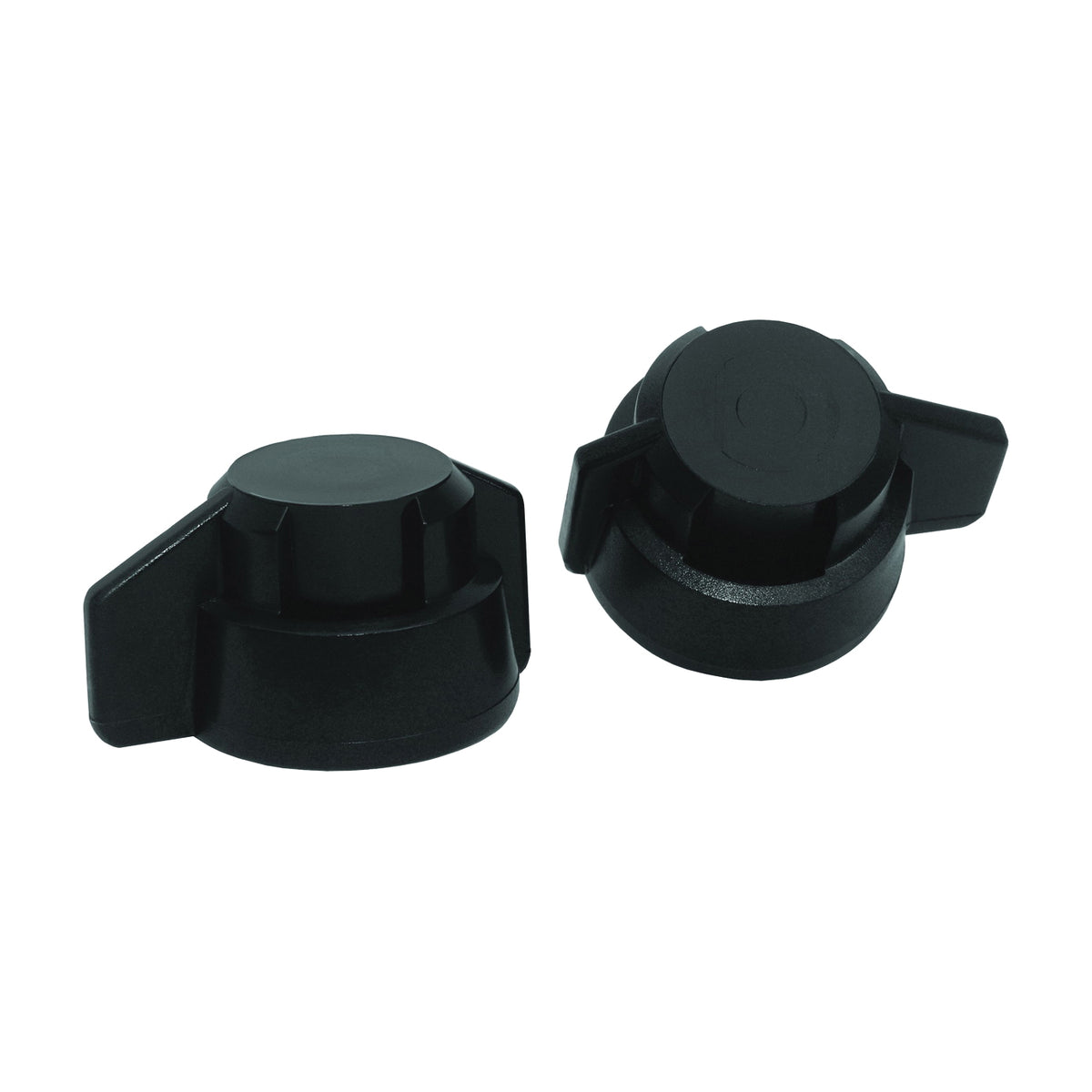 GREEN LEAF Y8253040 6PK Winged Bayonet Cap, Closed, Black