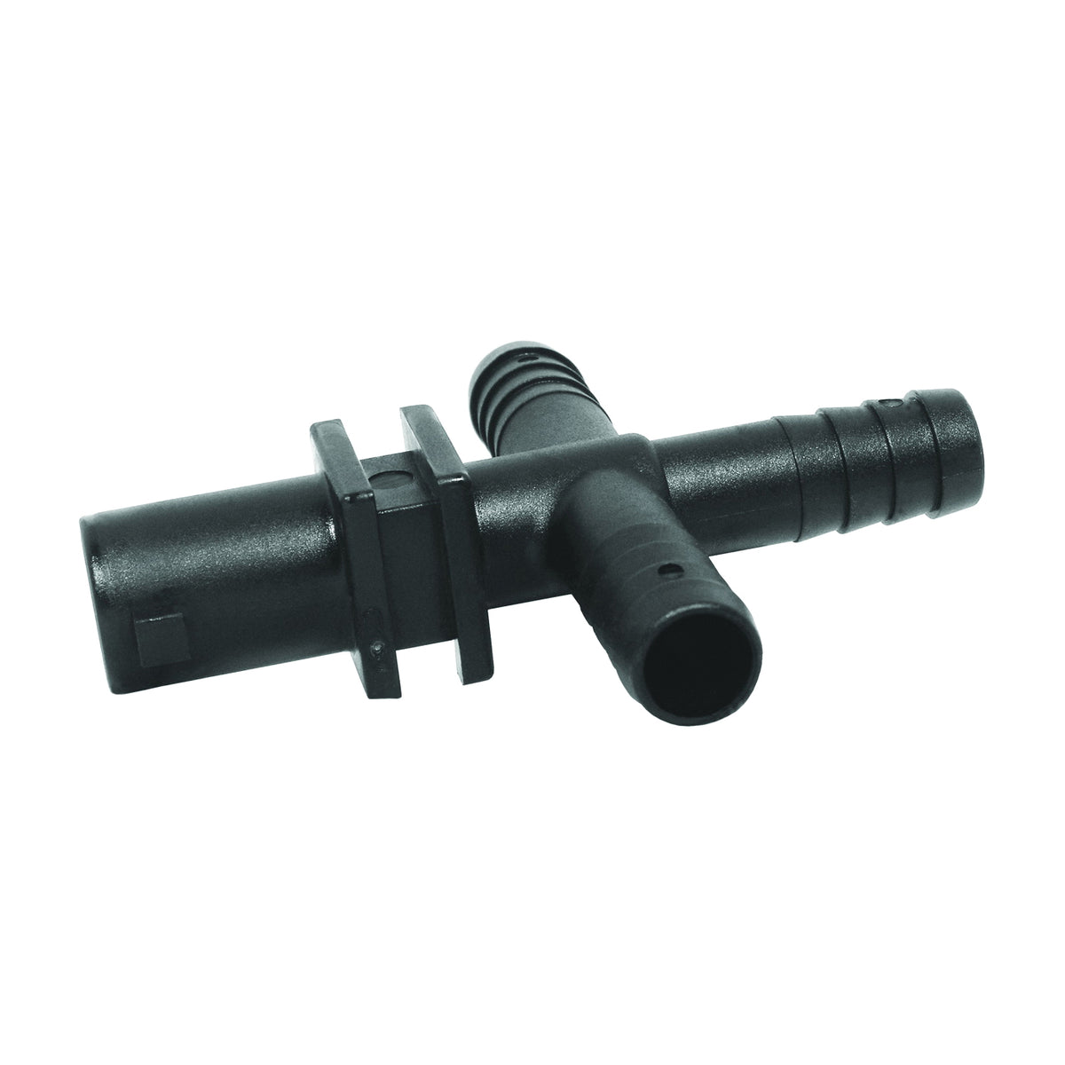 GREEN LEAF Y8231017 Dry Boom Nozzle Body Cross, 3/4 in, Quick x Hose Barb, 7 psi Pressure, EPDM Rubber