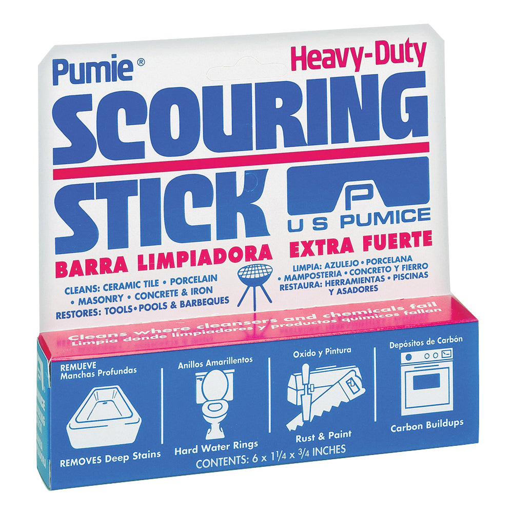 Pumie HDW-12T Scouring Stick, 5-3/4 in L, 3/4 in W