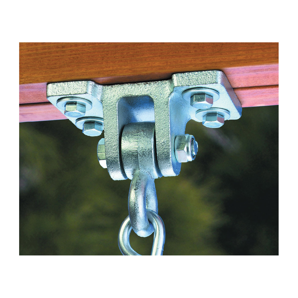 PLAYSTAR PS 7576 Swing Hanger, Steel, Galvanized, For: Wood Swing Beams