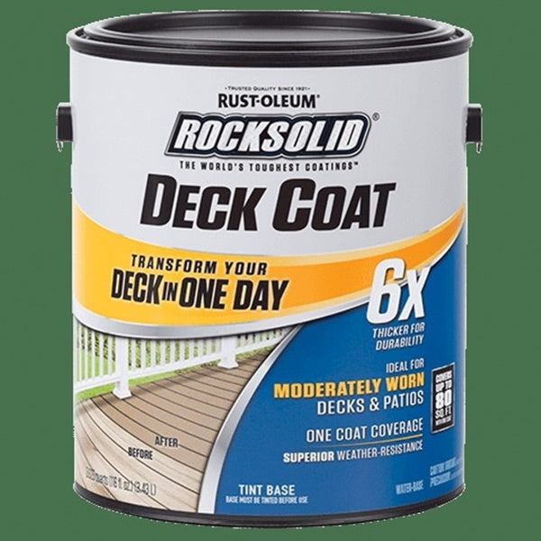 RUST-OLEUM 300113 Deck Coat Resurfacer, Liquid, 1 gal