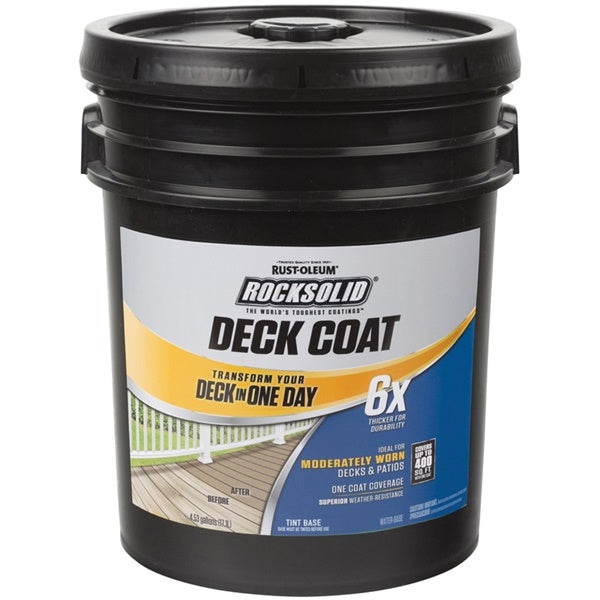 RUST-OLEUM 300123 Deck Coat Resurfacer, Liquid, 5 gal