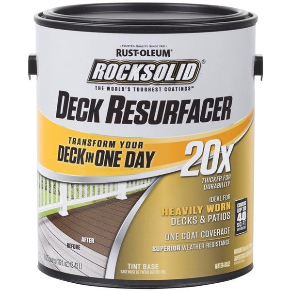RUST-OLEUM 300081 Deck Resurfacer, Liquid, 1 gal