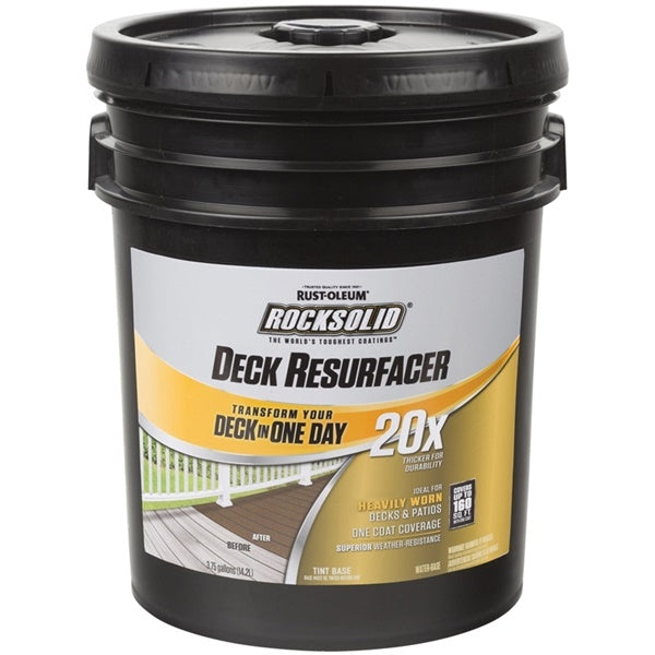 RUST-OLEUM 300083 Deck Resurfacer, Liquid, 4 gal