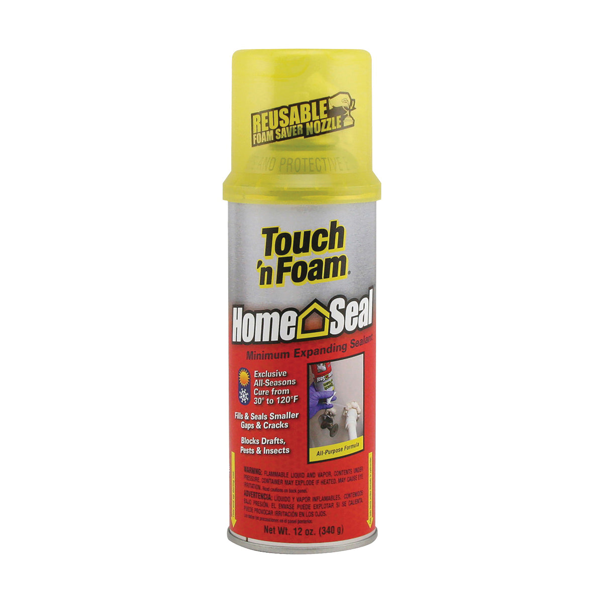 Touch &#39;n Foam 4001012412 Foam Sealant, Amber, 12 oz Can