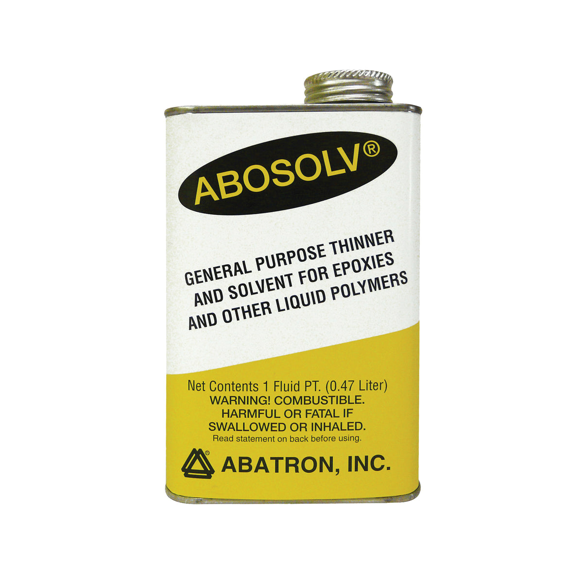 ABATRON Abosolv ASPR Wood Repair Solvent, Liquid, Irritating Aromatic, Clear, 1 pt