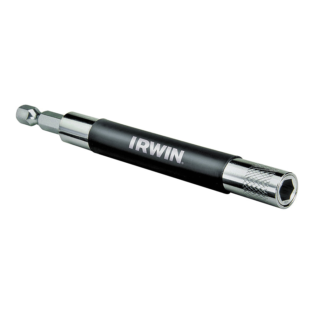 IRWIN 3555531C Screw with Retracting Sleeve, 1/4 in Drive, Hex Drive, 1/4 in Shank, Hex Shank, Steel
