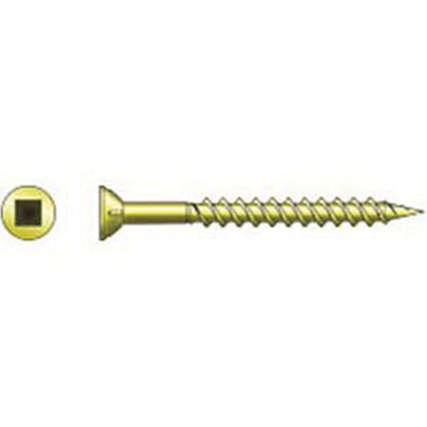 Simpson Strong-Tie Strong-Drive WSNTL134S Subfloor Screw, #8 Thread, Flat Head, #3 Drive, 300 Stainless Steel